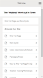 Mobile Screenshot of krishotyoga.com